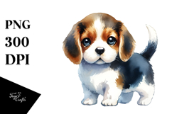 Expressive Baby Beagle, PNG Product Image 1