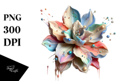 Colorful Diamond Daffodil PNG Product Image 1