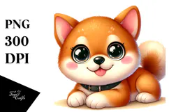 cute Shiba Inu PNG Product Image 1