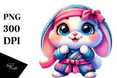 Smiling Baby Bunny, High-Res PNG Product Image 1