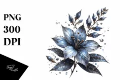 detailed Lobelia Art Clipart Product Image 1