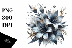 detailed Lobelia Art Clipart Product Image 3