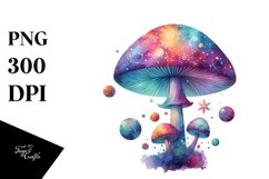 Magical Celestial Mushroom Watercolor Product Image 3