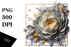 Glossy Ranunculus Made of PNG Product Image 1