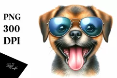 Detailed Whimsical Funny Cute Puppy | Clipart Product Image 3
