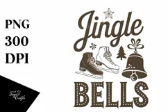 Retro Jingle Bells Clipart PNG Product Image 5
