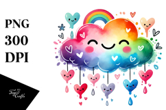 Colorful Digital Rainbow PNG Product Image 1
