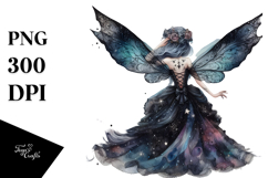 Gothic Fairy on Star PNG Product Image 1