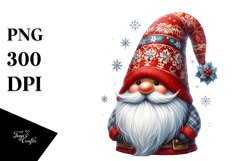 Detailed Christmas Gnome PNG Product Image 1