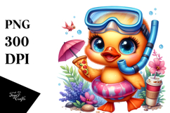Happy Baby Duck PNG Product Image 1