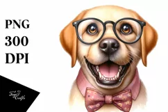 Caricature-Like Big Teeth,Happy Labrador | Clipart Product Image 1