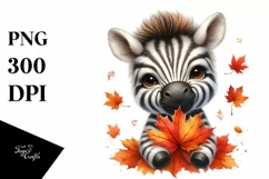 Funny Baby Zebra Art | Sublimation | Clipart Product Image 1