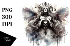 Washed Gothic Fairy | Clipart Product Image 3
