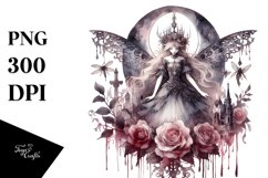 Washed Gothic Fairy | Clipart Product Image 1