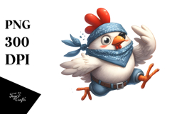 Cartoony Chicken PNG Product Image 1