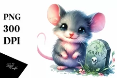 Simple Cute Baby Mouse Drawing | Sublimation Clipart Product Image 3
