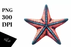 Watercolor Sea Star | Summer Sublimation Clipart Product Image 1