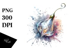 Shiny Snowdrop Material Sublimation Clipart Product Image 1