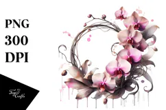 Colorful Orchid, Transparent PNG Product Image 1