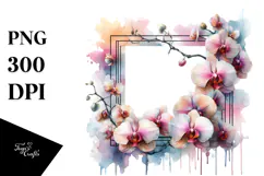 Colorful Orchid, Transparent PNG Product Image 1