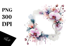Colorful Orchid, Transparent PNG Product Image 1