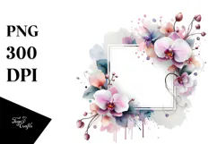 Colorful Orchid, Transparent PNG Product Image 1