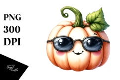 Smiling Pumpkin Sitting | Clipart Product Image 1