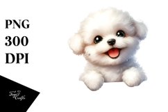 Funny Bichon Frise | Cute Baby | Watercolor Product Image 1