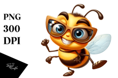 Goofy Bee PNG Product Image 1