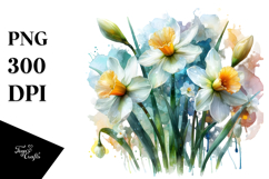 Narcissus Sublimation PNG Product Image 1