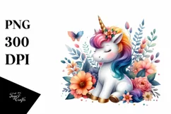 Colorful Baby Unicorn Flower Product Image 1
