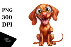 Funny Furr Vizsla | Sublimation Clipart Product Image 1