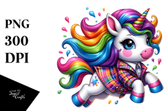 Jumping Unicorn PNG Product Image 1