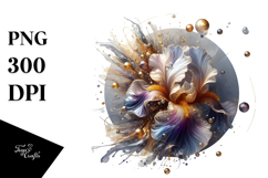 Abstract Iris PNG Product Image 1