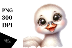 Cute Baby Swan, PNG Product Image 1