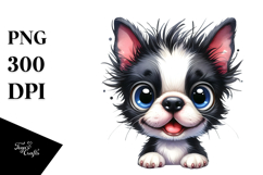 Crazy Boston Terrier PNG Product Image 1