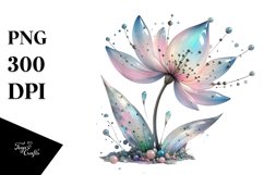 Abstract Snowdrop PNG Product Image 1