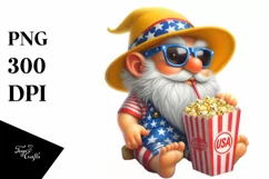 Gnome in Beach Wear PNG Product Image 3