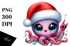 Rocker Baby Octopus, PNG Product Image 1