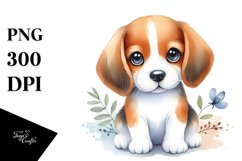 Cute Vibrant Beagle | Sublimation Clipart Product Image 3