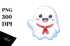Funny Cute Ghost PNG Product Image 1