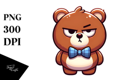 Ridiculously Cute Bear PNG Product Image 1