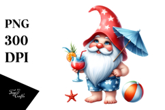 Whimsical Gnome Beachwear PNG Product Image 1