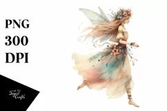 Gothic Fairy Watercolor PNG Product Image 3
