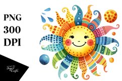 COLORFULL Sun PNG Product Image 1