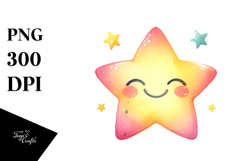 Smiling Star, Transparent PNG Product Image 1