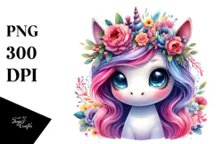 Cute Unicorn Dancing PNG Product Image 1