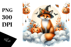 Fox in Halloween Costume, Transparent PNG Product Image 1