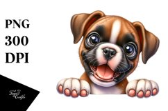 Enthusiastic Boxer Baby | Clipart Product Image 1