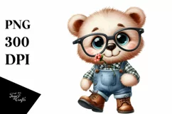 Baby Bear es Farm | Sublimation | Clipart Product Image 1